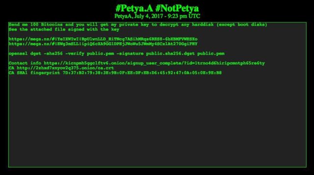 petya removal key