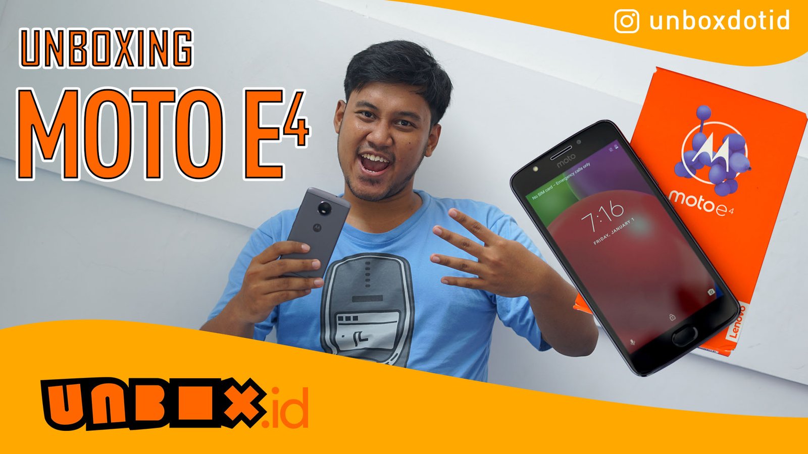 unboxing moto e4