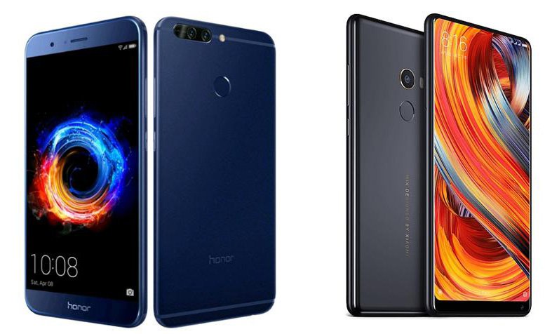 Huawei Honor 8 Pro vs Xioami Mi Mix 2 : Desain, Kinerja 