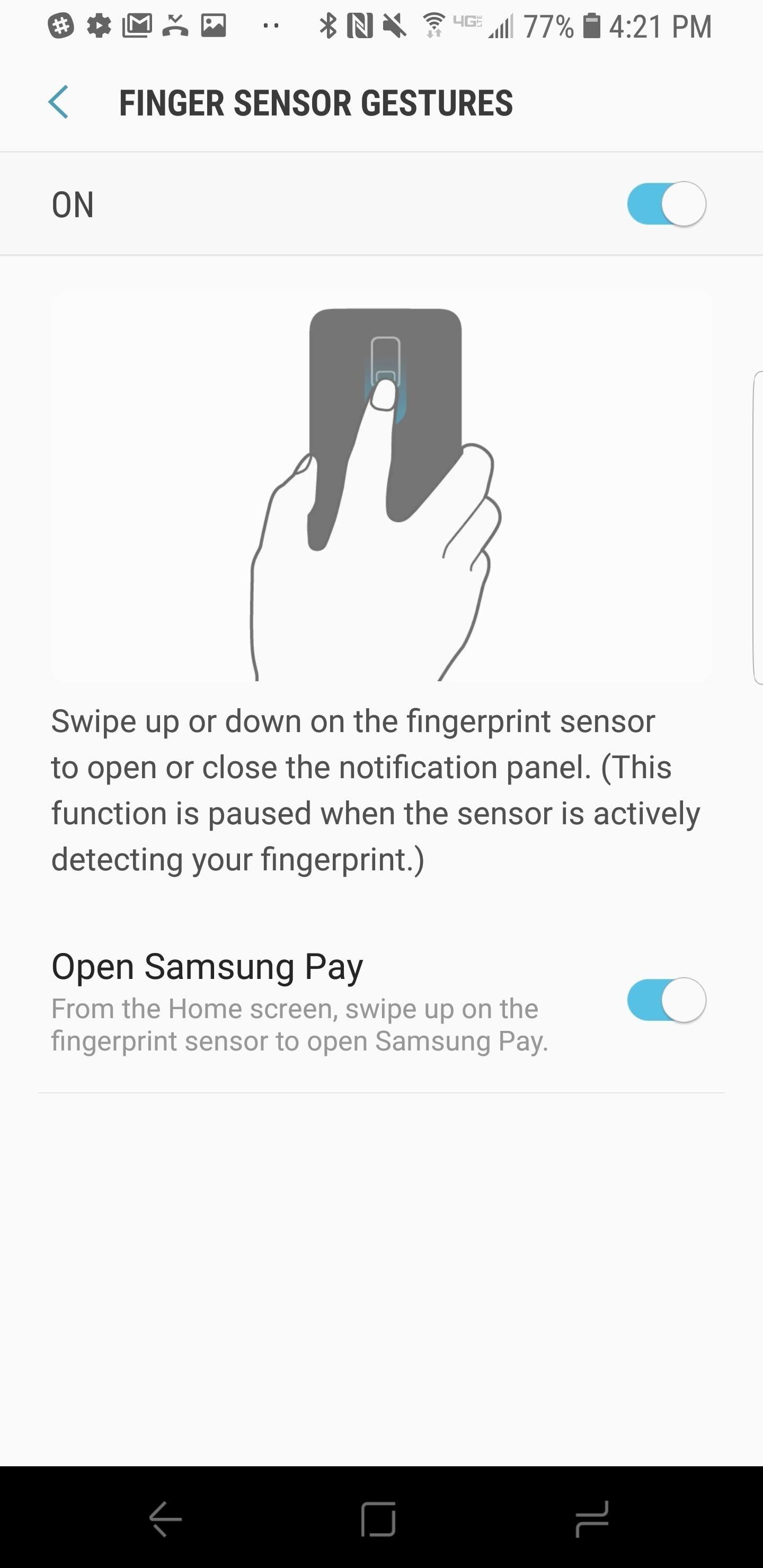 SEnsor jari Samsung Galaxy S9