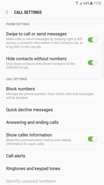 cara mengalihkan panggilan nomor tidak dikenal Samsung
