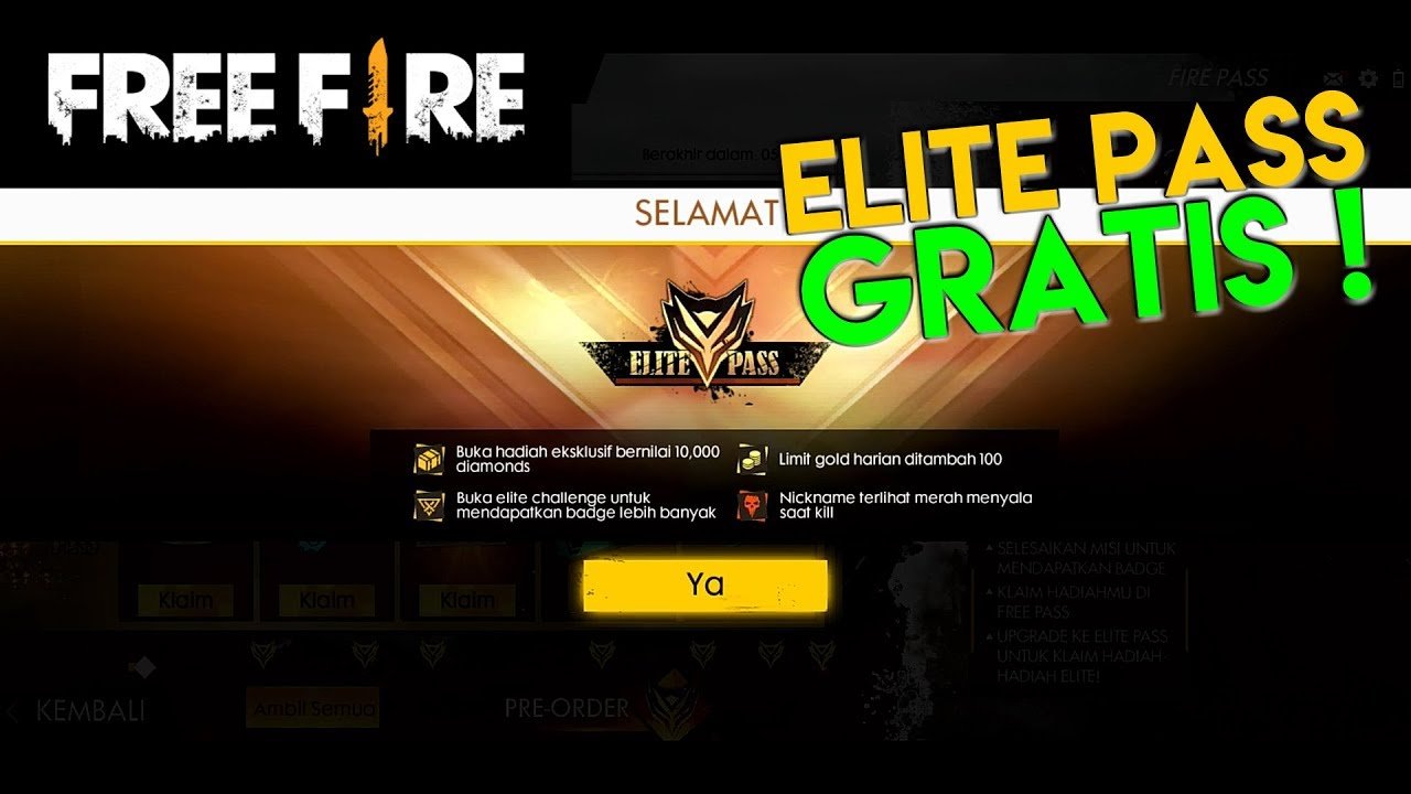 Cara Untuk Mendapatkan Elite Pass Free Fire Secara Gratis Unboxid