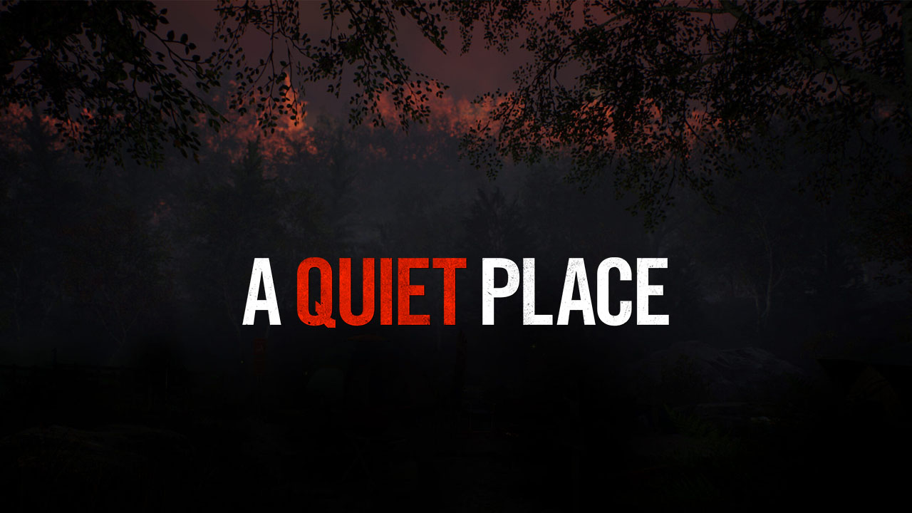 logo a quiet place video game