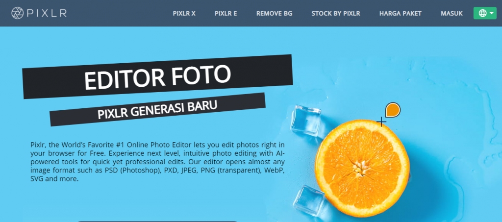 aplikasi edit foto online - pixlr 