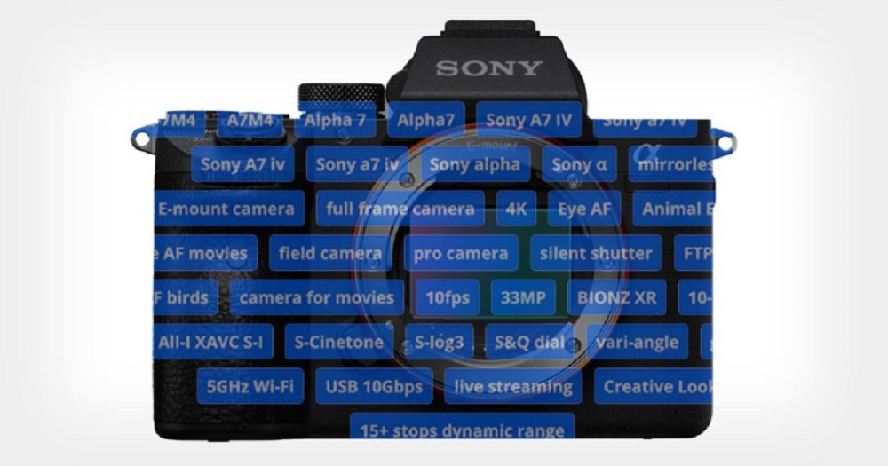 Kata kunci kamera Sony