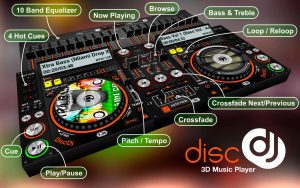 aplikasi dj DiscDJ 3D