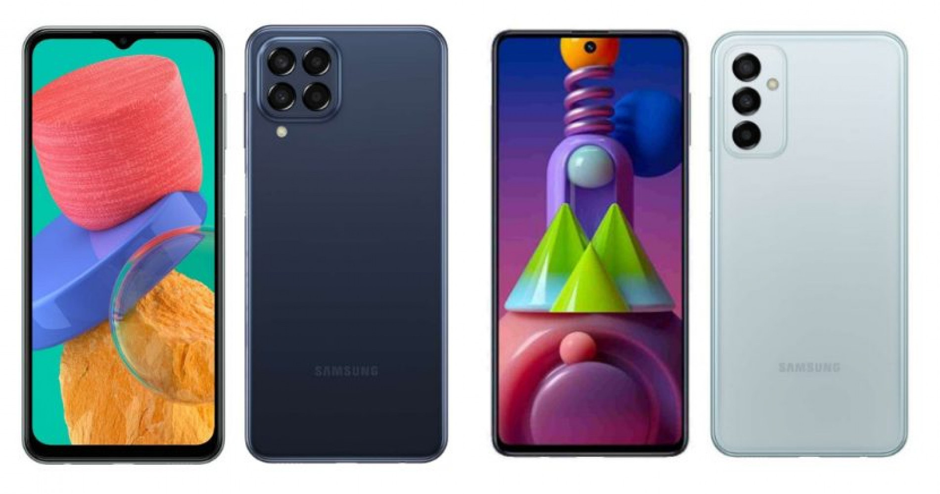 Samsung Galaxy M33 and Samsung M23 (sumber: hyperabis.id)