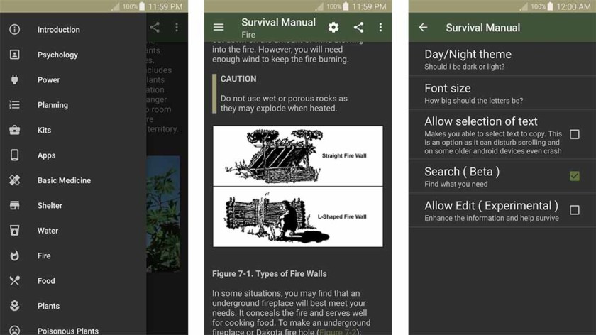 Offline Survival Manual (sumber: americanoutdoor.guide)