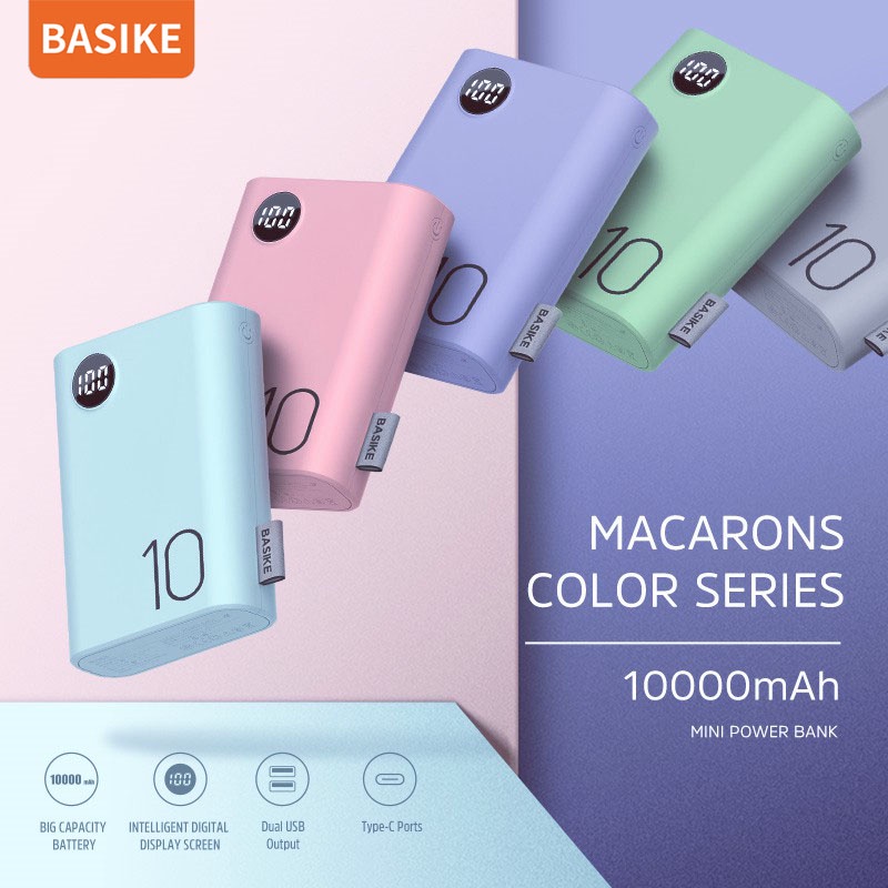 Basike Dual USB LCD 10000 mAh (sumber: shopee.co.id)