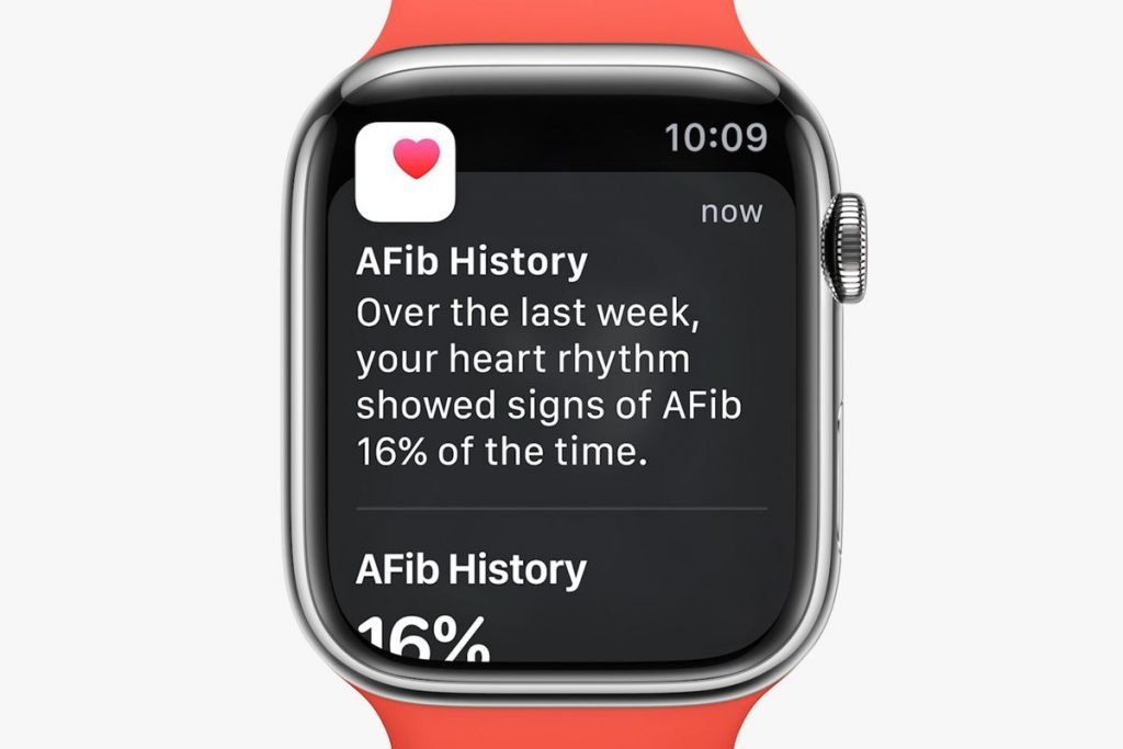 AFib History di watchOS 9 (sumber: theverge.com)