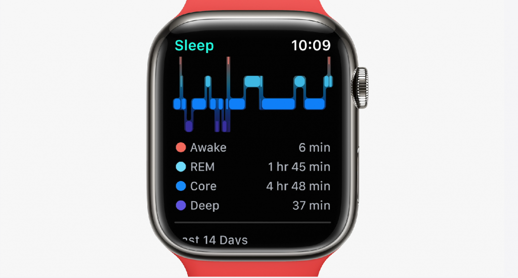 Update Aplikasi Sleep di watchOS 9 (sumber: engadget.com)