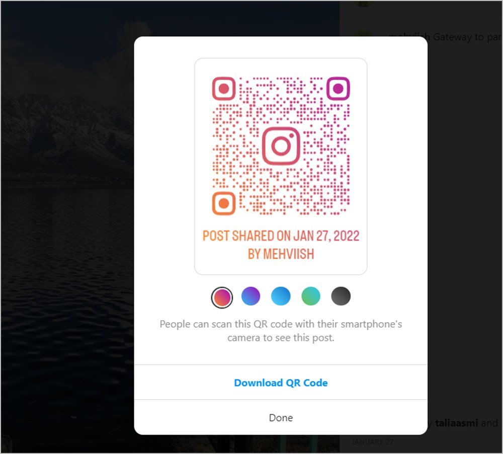 Instagram Hadirkan Fitur QR Code Untuk Share Postingan - Unbox.id