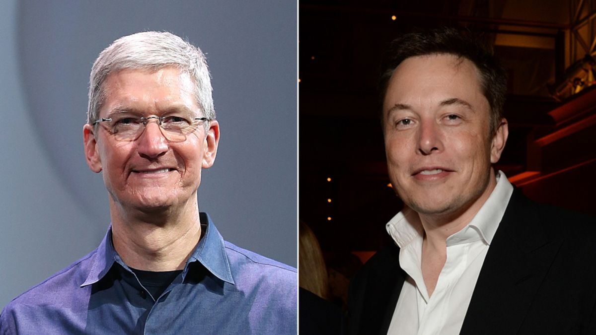 Elon Musk dan Tim Cook nyaris bersitegang masalah Apple