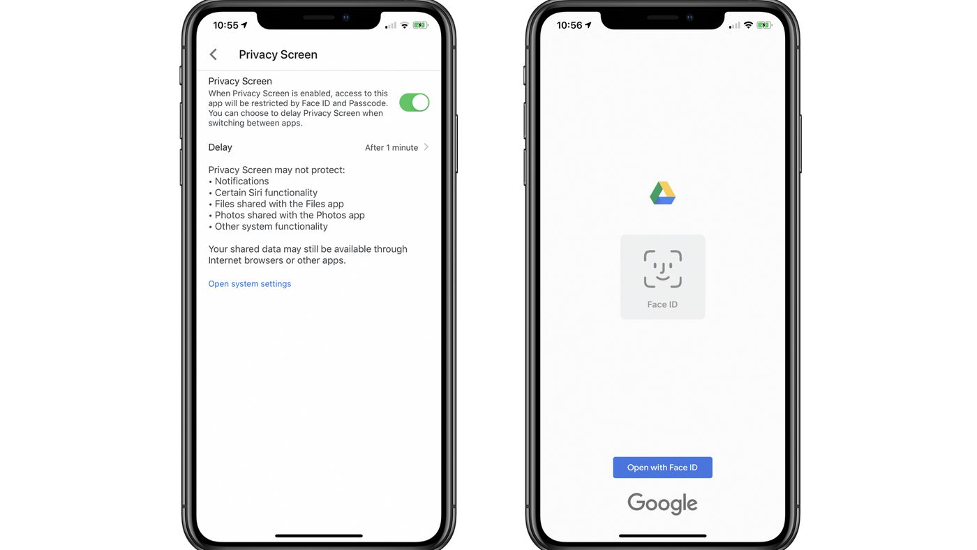 2 Cara Kunci Google Drive dengan Face ID di iPhone dan iPad (sumber: vox-cdn.com)