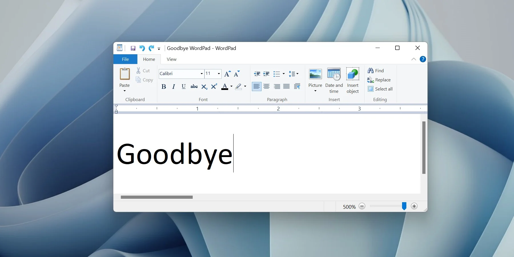 Windows 11 Wordpad_1a