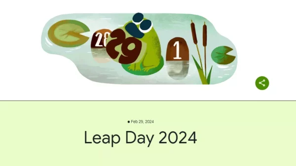 Google Doodle Leap Day 2024_1a