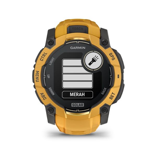 Garmin Instinct 3 Solar - 50 mm warna Sunburst