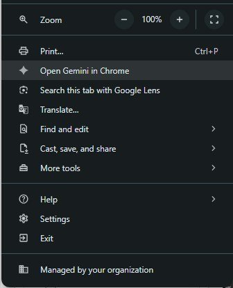 cara buka gemini di chrome