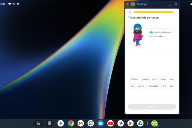 Akses ke aplikasi android dari Googlebook
