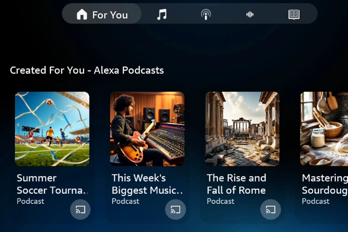 Bikin podcast dengan AI pakai fitur Alexa Podcasts