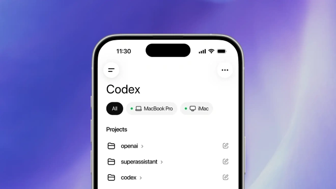 Codex di aplikasi ChatGPT mobile