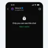 Incognito Chat dengan Meta AI