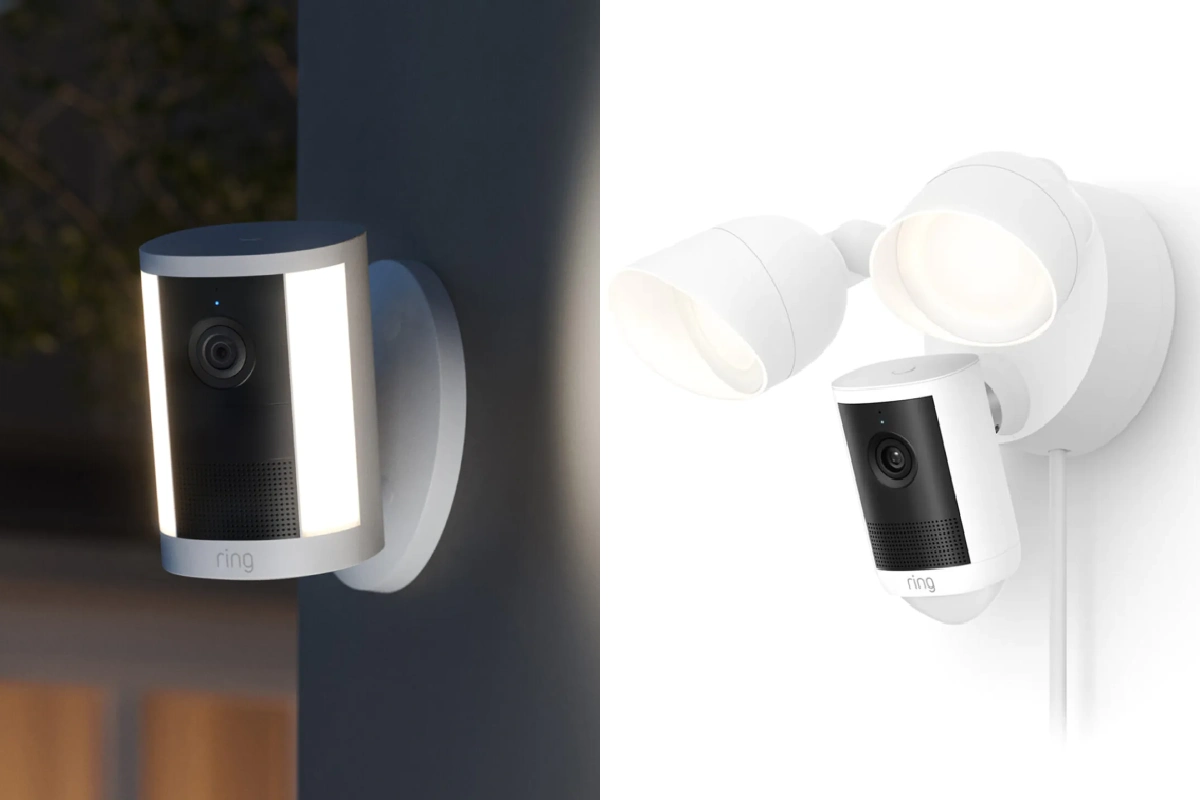 Kamera keamanan Ring Spotlight Cam dan Ring Floodlight Cam generasi kedua