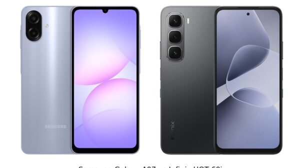 Komparasi Samsung Galaxy A07 dan Infinix HOT 60i