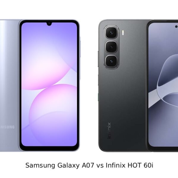 Komparasi Samsung Galaxy A07 dan Infinix HOT 60i