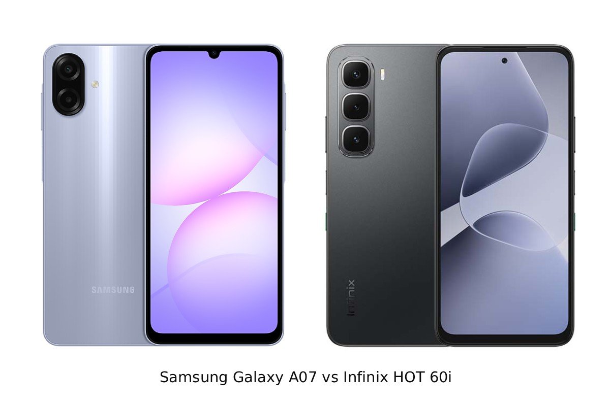 Komparasi Samsung Galaxy A07 dan Infinix HOT 60i