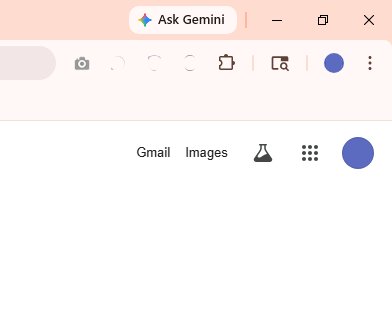 tombol ask gemini di chrome