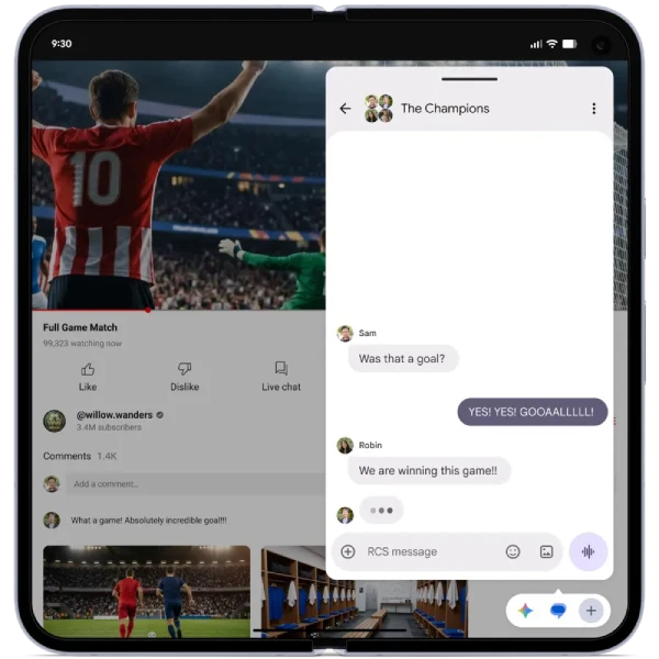 Fitur Bubbles Android 17