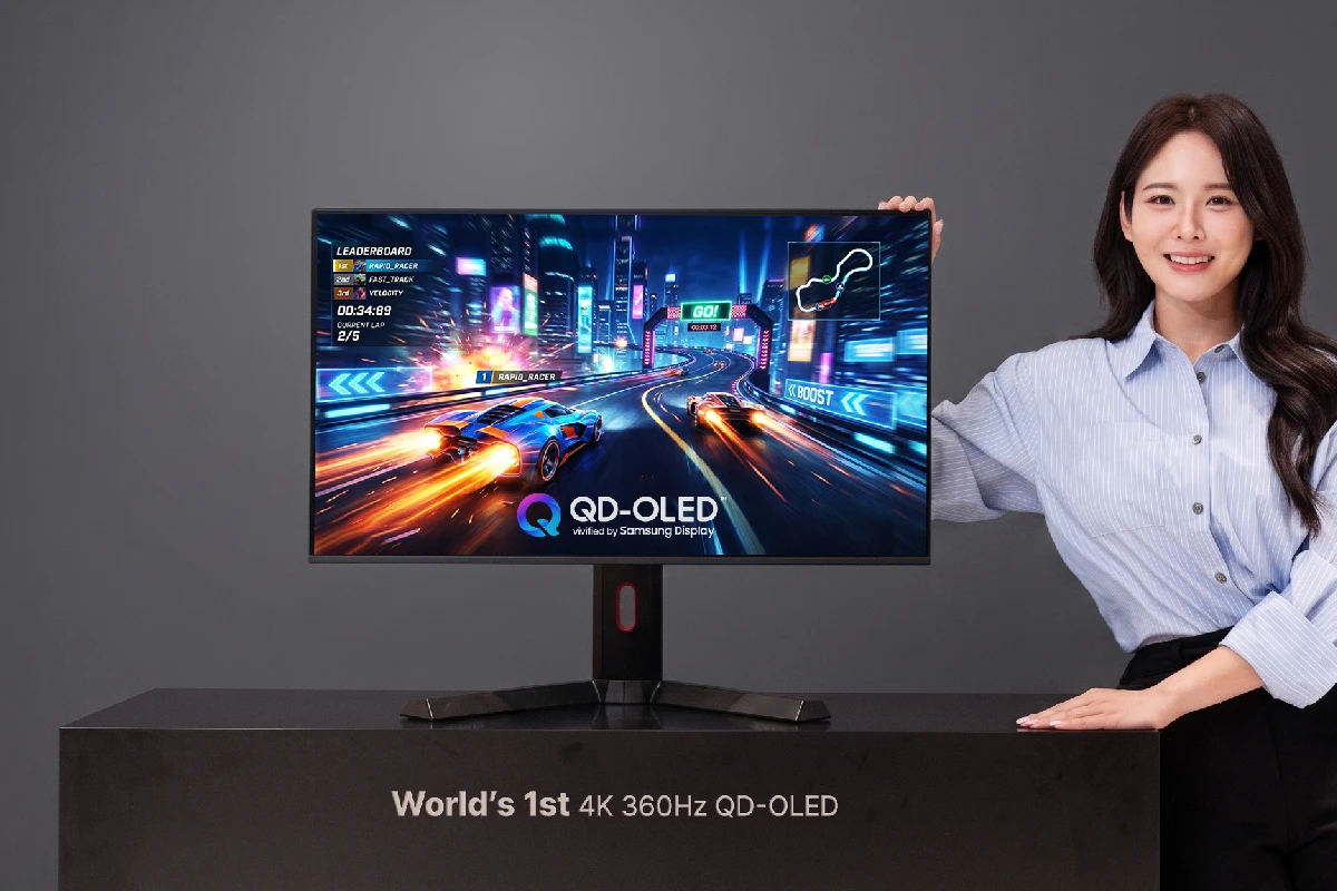Monitor Gaming Samsung 4K 360Hz QD-OLED