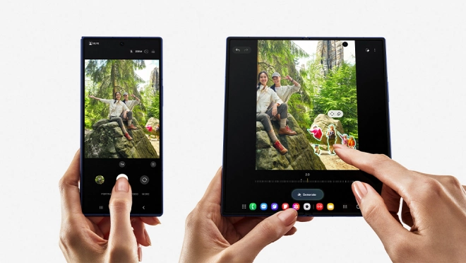 Galaxy AI memudahkan penyuntingan di Galaxy Z Fold7