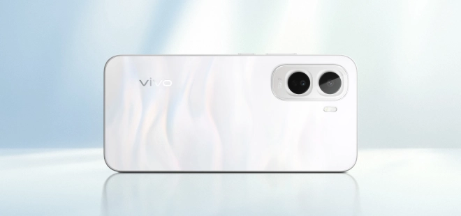 Vivo Y500 warna Putih Ombak
